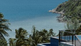 Ocean View from the Hotel in the South of Thailand